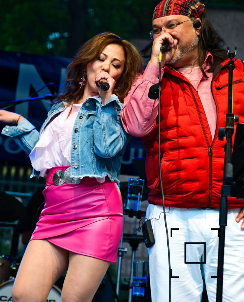 Unser Frontduo Indah und Marcus von NBC beim Einsatz.